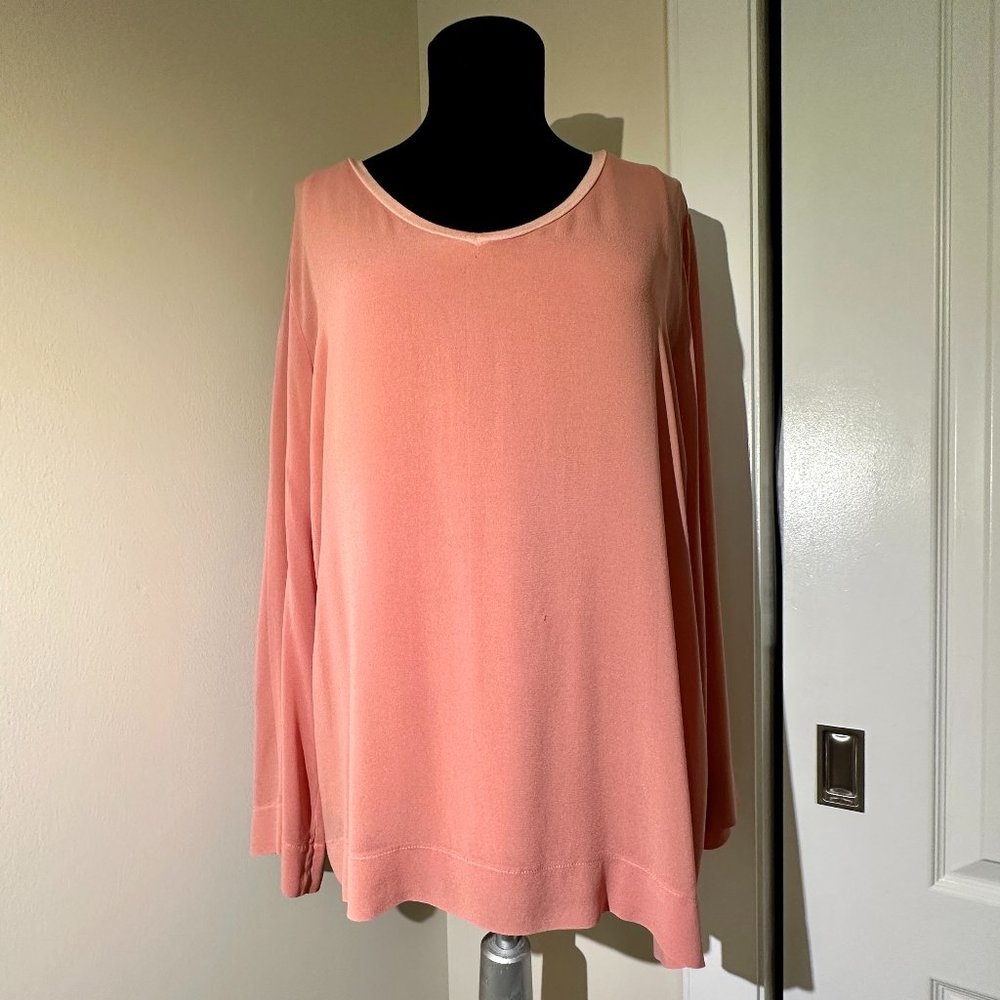 TANDEM silk top made in Italy size 42